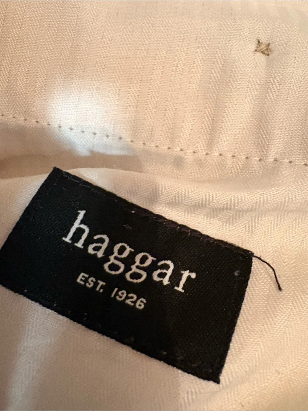 Men's Beige Dress Pants - Classic Flat Front